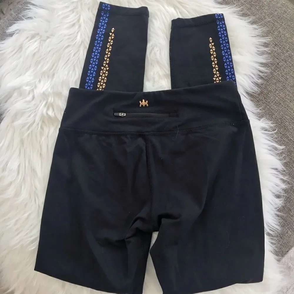 Kyodan leggings with colorful leg details, size S